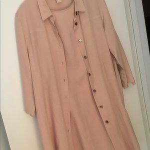 J. Jill shift and long jacket (“duster”)